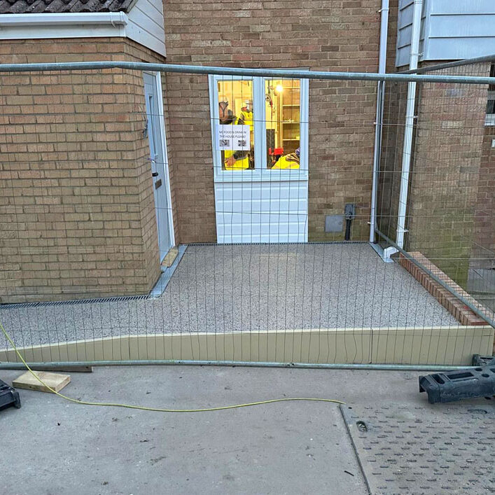 Accessible Resin Ramp, Bracknell. BBC DIY SOS and New Driveway Company. Accessible Living Company