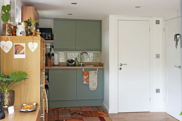 Accessible Annexe Kitchen bathroom and boiler room