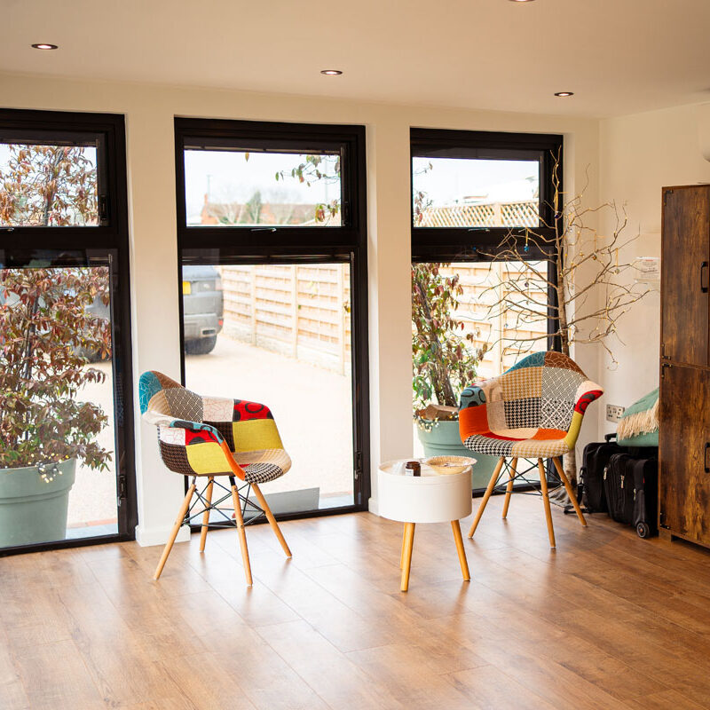 Accessible Garden Room Clinic, Milton Keynes. The Accessible Living Company