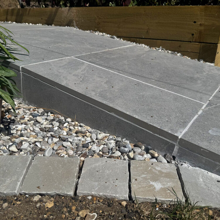 Accessible Resin Driveway and Porcelain Patio, Abingdon. Accessible Living Company